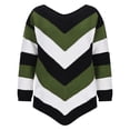 thumbnail image 4 of Kilaqueen Sweaters for Women Fashion Print Long Sleeve Crew Neck Knit Pullover Tops Casual Trendy Comfy Sweater, 4 of 7