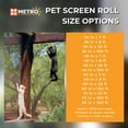thumbnail image 6 of Pet Screen Extra-Strength Mesh Kit (36 in x 100 ft) - Dog & Cat Proof Window Screen, Patio, Porch, 6 of 9