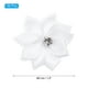 thumbnail image 2 of Uxcell 1.2 Inch Small Ribbon Flowers Satin Ribbon Flowers Mini Fabric Flowers White 50 Pcs, 2 of 7