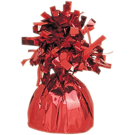 Foil Balloon Weight, Red, 1ct
