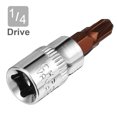 thumbnail image 3 of Tasharina 2 Pcs 1/4-Inch Drive PZ3 Pozi Bit Socket, S2 Steel, 3 of 4