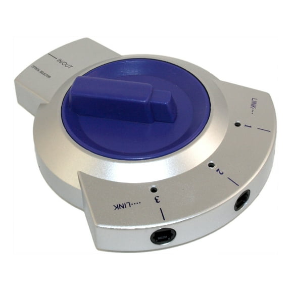 Toslink 3 Way Switch/Splitter (Bi-Directional) for Optical Audio