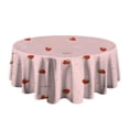 thumbnail image 5 of Strawberry Plants Fruit Round Tablecloth 60"x60",Wrinkle Wipeable Table Cloth for Kitchen Dining Room Picnic Patio Party, 5 of 6