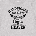 thumbnail image 4 of Inktastic Handpicked for Earth by My Nana in Heaven with Angel Wings Boys or Girls Baby T-Shirt, 4 of 5