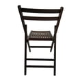 thumbnail image 7 of Folding Chairs Set of 4, Wood Portable Event Chairs Wedding Chairs with Slatted Seat, Lightweight Folding Chairs for Balcony Backyard Dining Room, Fully Assembled, 7 of 7