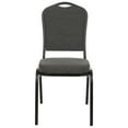 thumbnail image 6 of Hampden Furnishings Lila Collection Fabric Banquet Chair, Greystone, Pack of 2, 6 of 9