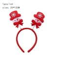 thumbnail image 1 of Diademas navideñas para niños, diadema con astas de alce y Papá Noel, diadema para niños, orejas de elfo, cuernos, Navidad 2024, accesorios para el cabello, 1 of 4