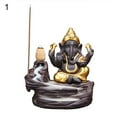 thumbnail image 2 of Ludlz India Elephant God Ganesha Backflow Incense Burner Censer Holder Gift Decoration, 2 of 7