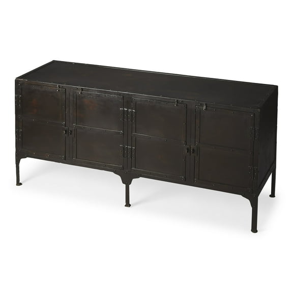 Butler Specialty Company Owen Industrial Iron Console Cabinet - Black