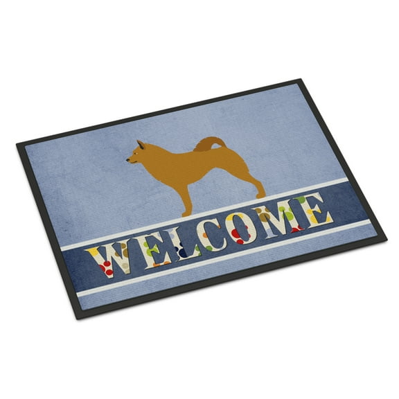 Finnish Spitz Welcome Door Mat