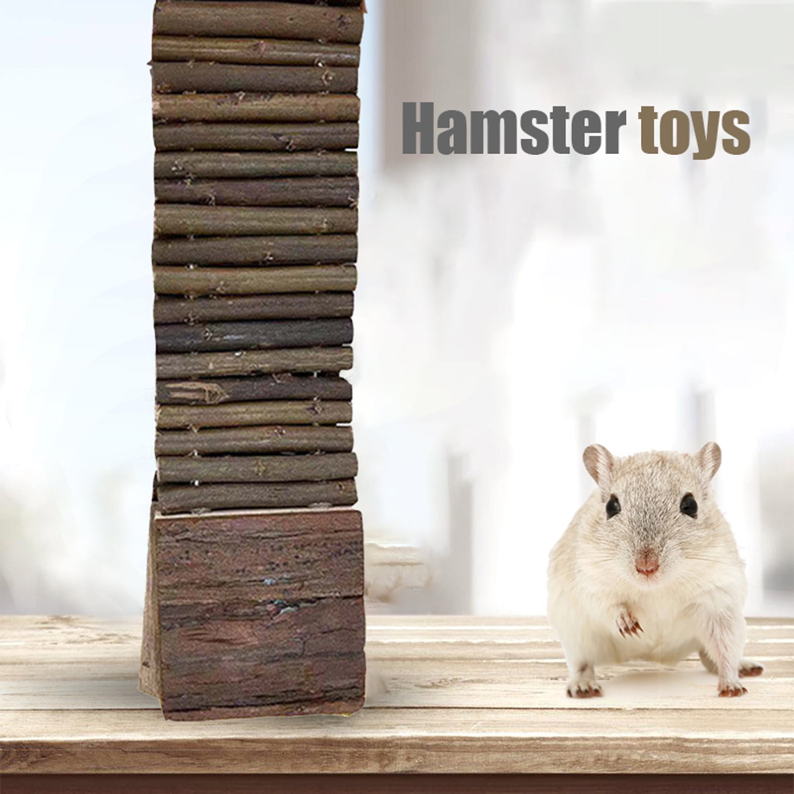 Hamster Suspension Bridge Hanging Climbing Wood Sturdy Pet Climbing ... - Hamster Climbing Structures Ideas