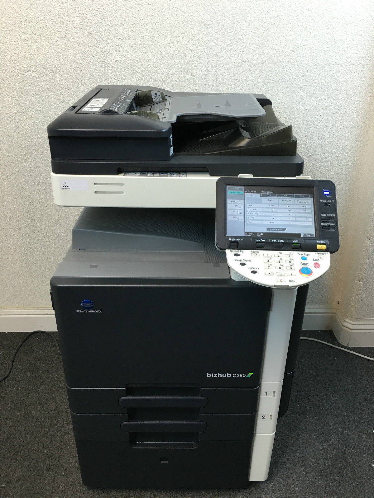 Konica Minolta C280 Scan To Folder Setup / Konica Minolta Fax Machine