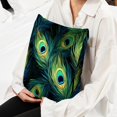 thumbnail image 6 of Peacock Feathers Throw Pillow Covers Set of 2 with Unique Patterns | Chair Pillow Covers in 16x16, 18x18, 20x20 inches | Pillow Inserts Included |for Every Occasion, 6 of 6