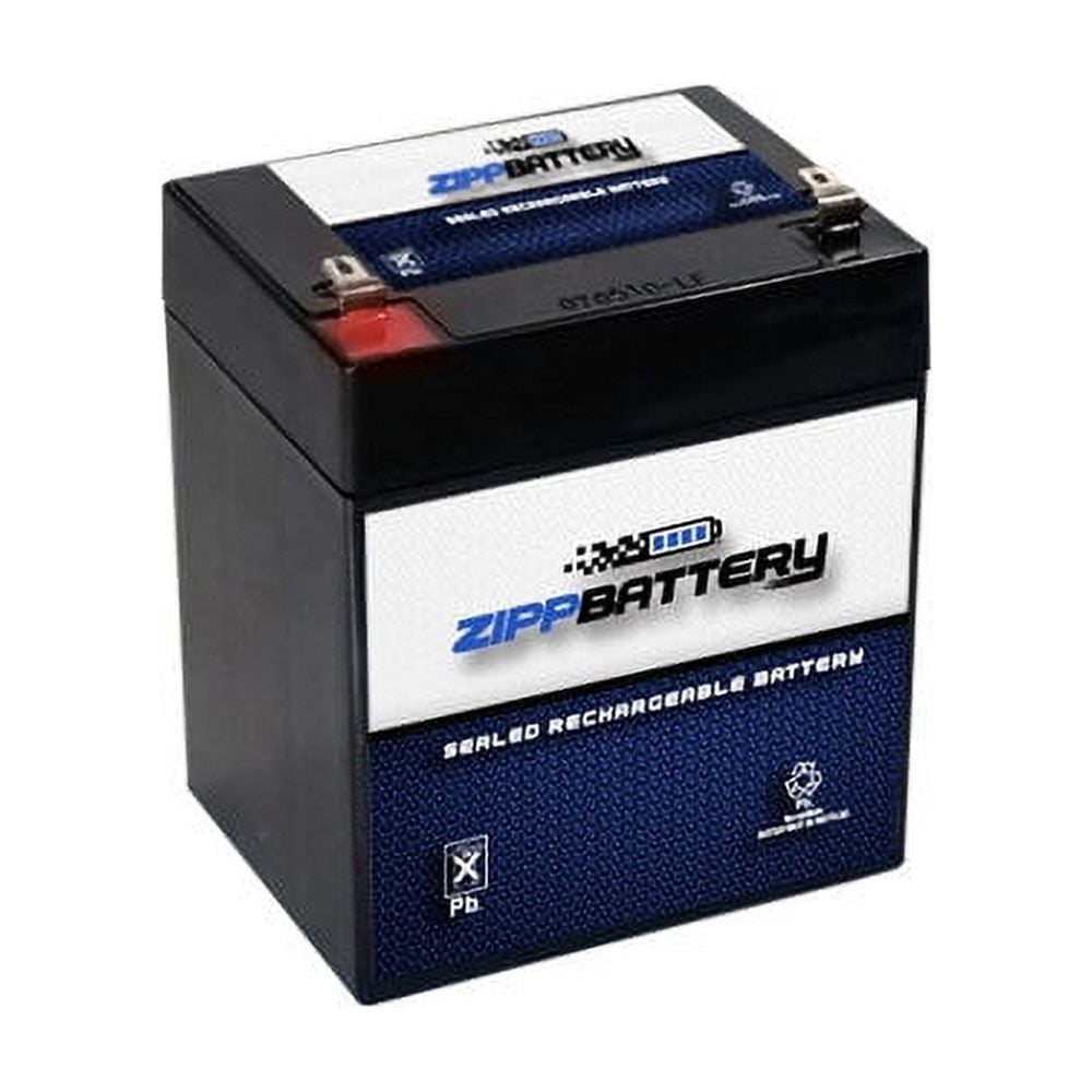 Zipp Battery 12V (12 Volts) (12 Volt) 6.5Ah 78w Sealed Lead Acid (SLA)  Battery - T2 Terminals By Zipp Battery 