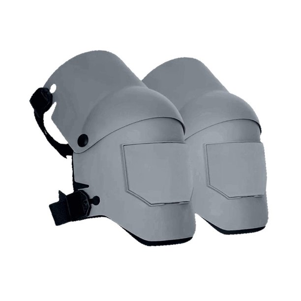 2 rodilleras resistentes para suelos, interiores y exteriores. Gris