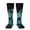 2 Black-2, variant on Xecao Blue Viper Snake1 Print Compression Socks for Both Men And Women for Running, Travel, Flight, Nurse
