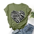 thumbnail image 1 of LSLJS Mode Femmes T-shirt à Manches Courtes Imprimé Saint-Valentin, Hauts Graphiques Originaux, Cadeaux pour Femmes, 1 of 3