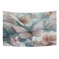 thumbnail image 5 of Wobogo Pink and White Butterfly Tapestry 80x60in Home Living Room Bedroom Wall Hanging Ornaments, 5 of 10