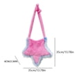 thumbnail image 4 of Bolso Hombro Y2K Plush Patchwork Messenger Bag Al Aire Libre ( ) Rosa Azul, 4 of 6