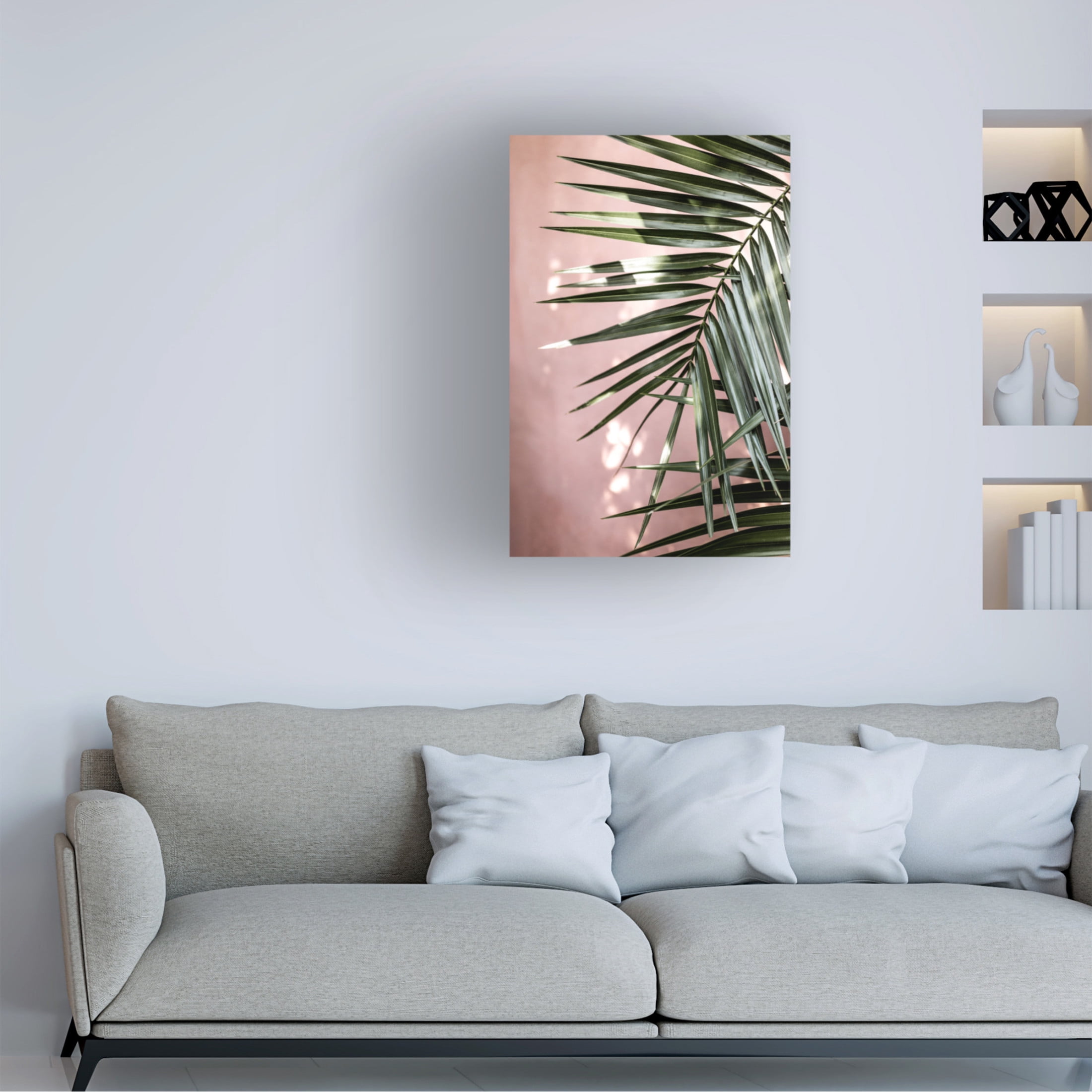 Trademark Fine Art Mareike Bohmer  Palm Leaves 23 Canvas Wall Art