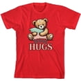 thumbnail image 3 of Teddy Hugs Youth Red Crew Neck Short Sleeve Tee-XXL, 3 of 4