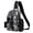 Grey, variant on YIFAEUX Fishing Bag with Rod Holder Waterproof Nylon Fishing Accessories Sling Bag Lightweight Outdoor Hiking Hunting Fishing Gear Single Shoulder Storage Pouch