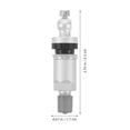 thumbnail image 2 of Masteelf Aluminum Alloy Tire Pressure Sensor Valve Stem Accessories for Car Tire Pressure System Valve Stem Replacement, 2 of 8