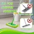 thumbnail image 4 of NEWE Reusable Microfiber Mop Pads 4 Pack Compatible with Swiffer Sweeper (Green), 4 of 8