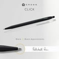 thumbnail image 3 of Cross Click Slim Refillable Gel Ink Rollerball Pen, Medium Rollerball, Includes Premium Gift Box - Black, 3 of 9