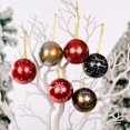 thumbnail image 3 of Injueey 6Pcs Xmas Tinplate Candy Box Snack Ornament Balls Cookie Gift Holiday Festival Pendant Wrapping Year Dessert Holders Kits de decoración para fiestas, 3 of 6