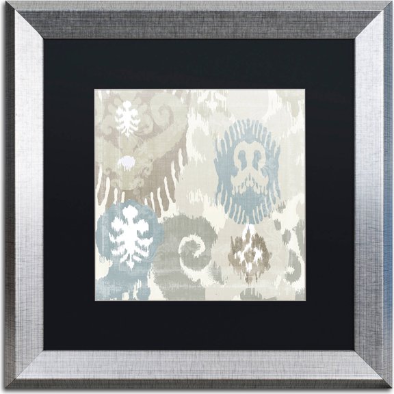 Trademark Fine Art "Beach Curry I" Canvas Art by Color Bakery, Black Matte, Silver Frame