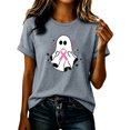 thumbnail image 3 of IMENGL Short Sleeve Top for Womens Basic Neck Printed Graphic Tee Daily Outfits Casual Loose Women's Short Sleeve T Shirt,M-XXXL, 3 of 6