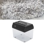 Déchiqueteuse de papier portable, Mini Papier Shredder Small pour le bureau