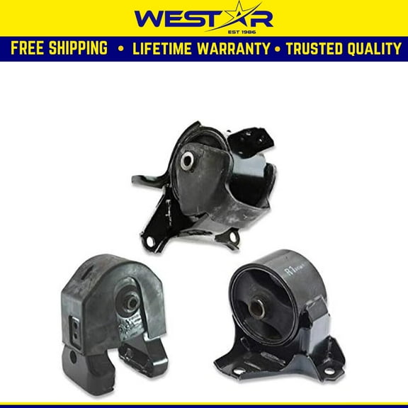 Fits 2009-2010 Hyundai Sonata 2.4L AUTO Engine Motor & Trans Mount Set 3pc : A7162 A7168 9381
