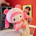 thumbnail image 2 of Sanrio My Melody-muñeco de peluche de gran tamaño, almohada de Panda, juguete de peluche Kawaii, regalo de Hello Kitty Kuromi, 2 of 4