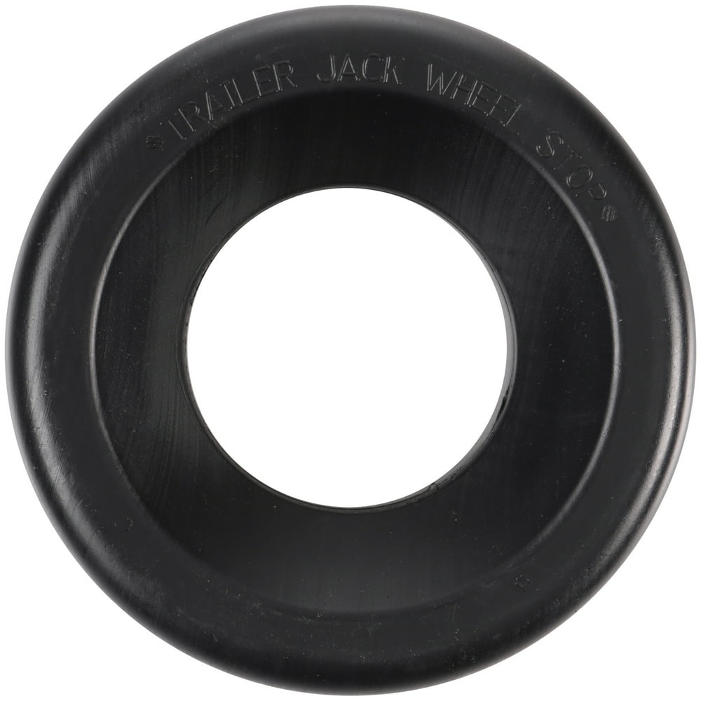 Shoreline marine trailer jack wheel stop