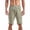 Mint Green, variant on WIZUTIZ Men's Casual Shorts Solid Color French Terry Large Pockets Drawstring Elastic Waist Cropped Breathable Lightweight Summer Gym Workout Shorts