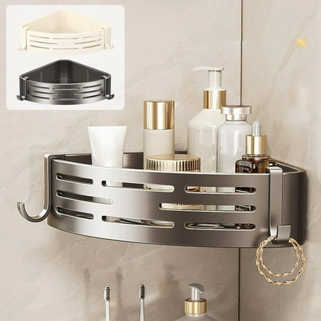 Bathroom Storage Shelf Corner Rack Organizer with Toilet Tank and Shower Storage for Small Space Bathroom Organization and Decluttering Sopatenor