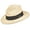 Black Band, variant on Panama Jack Matte Toyo Straw Safari Sun Hat with 3-Pleat Ribbon Band (Black Band, Large/X-Large)