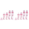 Dr. Browns Pink Bottles 4 Pack (2 - 8 oz bottles) and (2 - 4 oz bottles) (Pack of 2) + Eyebrow Ruler