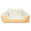 Vibrant Life Lounge Style Pet Bed, Small, 17x21, Yellow