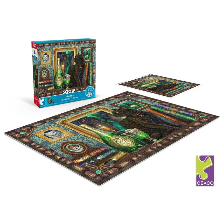 Ceaco 500 Piece Metallic Jigsaw Puzzle by Lisa Parker 18x24 with