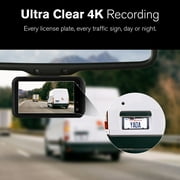 YADA Roadcam PRO 4K Dash Cam with Smart G-Sensor, Parking Surveillance, GPS, App Connect, BT532966