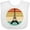 AA-White, variant on Inktastic Paris Eiffel Tower Retro Sunset Boys or Girls Baby Bib