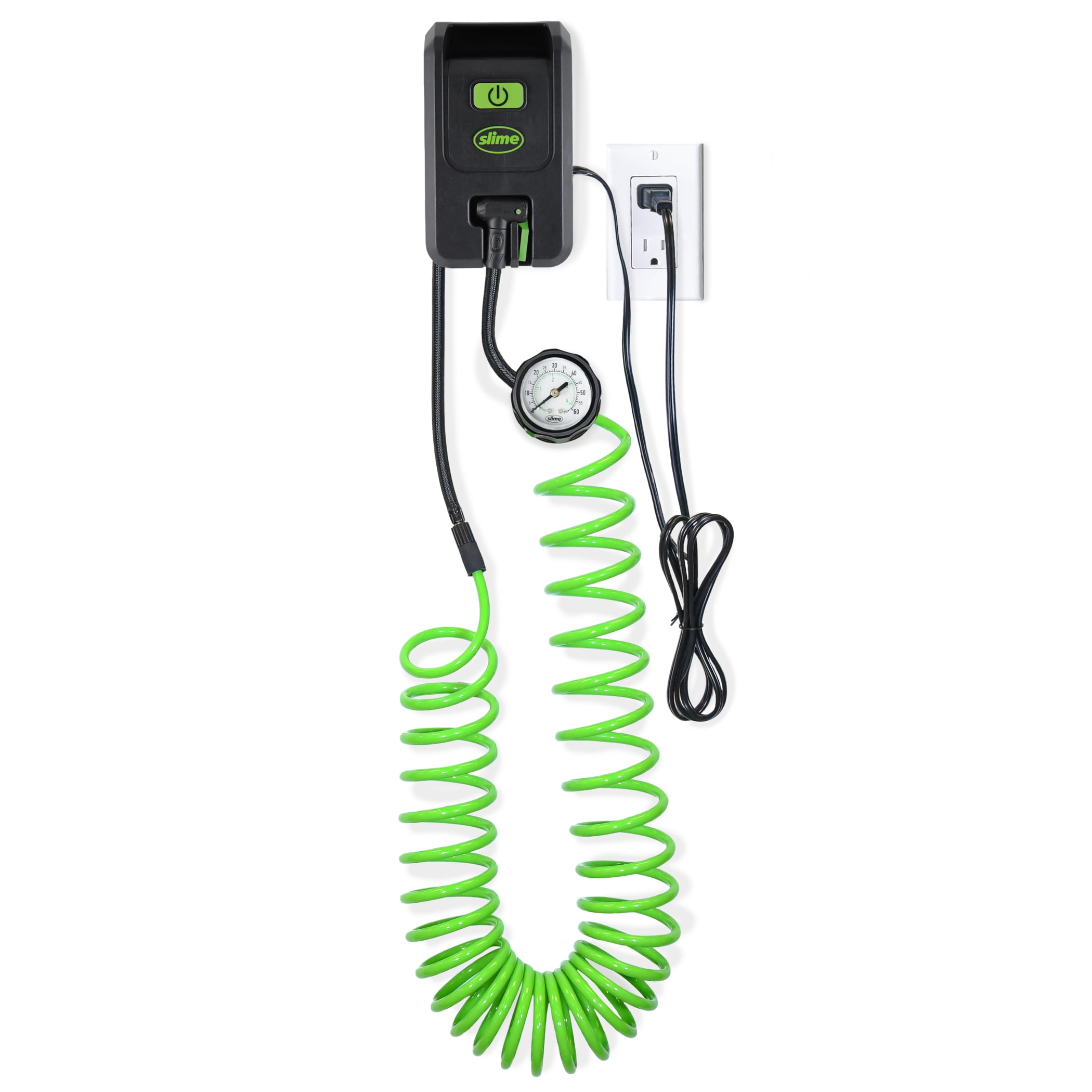 Slime Garage Air Inflation Station 120 Volts Tire Inflator Tire Pump - 40081