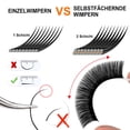 thumbnail image 4 of 5 Pairs False Eyelashes 3D Handmade Lashes Long Lasting Fluffy with Tweezers Reusable(D-0.07,13mm), 4 of 7