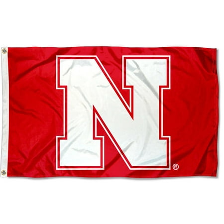 - Nebraska Cornhuskers N Logo 3' x 5' Pole Flag