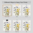 thumbnail image 5 of PixonSign Adhesive Wall Art Multcolor Wildflowers Collage Posters, Set of 4 Classic Vintage Countryside Floral Canvas Prints, Retro Nature Botanical Prints Wall Décor for Home Decor - 11"x14", 5 of 5