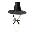thumbnail image 3 of freneci Korean Hat Traditional Unique Decoration Tall Top Hat Dress up Costume Accessory, 3 of 7