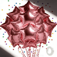 thumbnail image 1 of Kit 50 Globos Estrella Decoracion De Cumpleaño Fiesta Xtellar rosa, 1 of 3